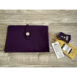 NWT Valentino Michelle Multifunctional Pouch Wallet - Burgundy